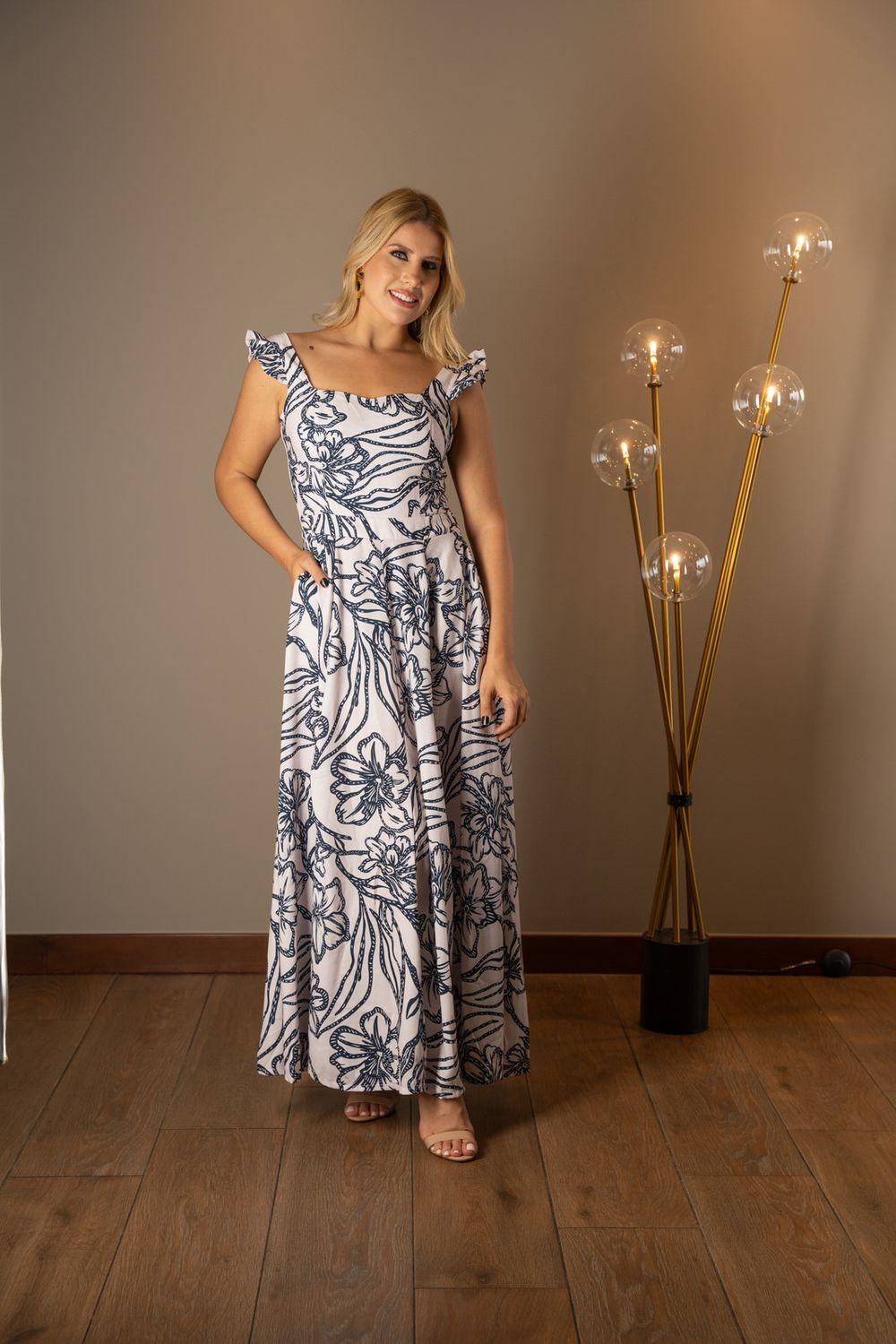 Vestido Adria Azul