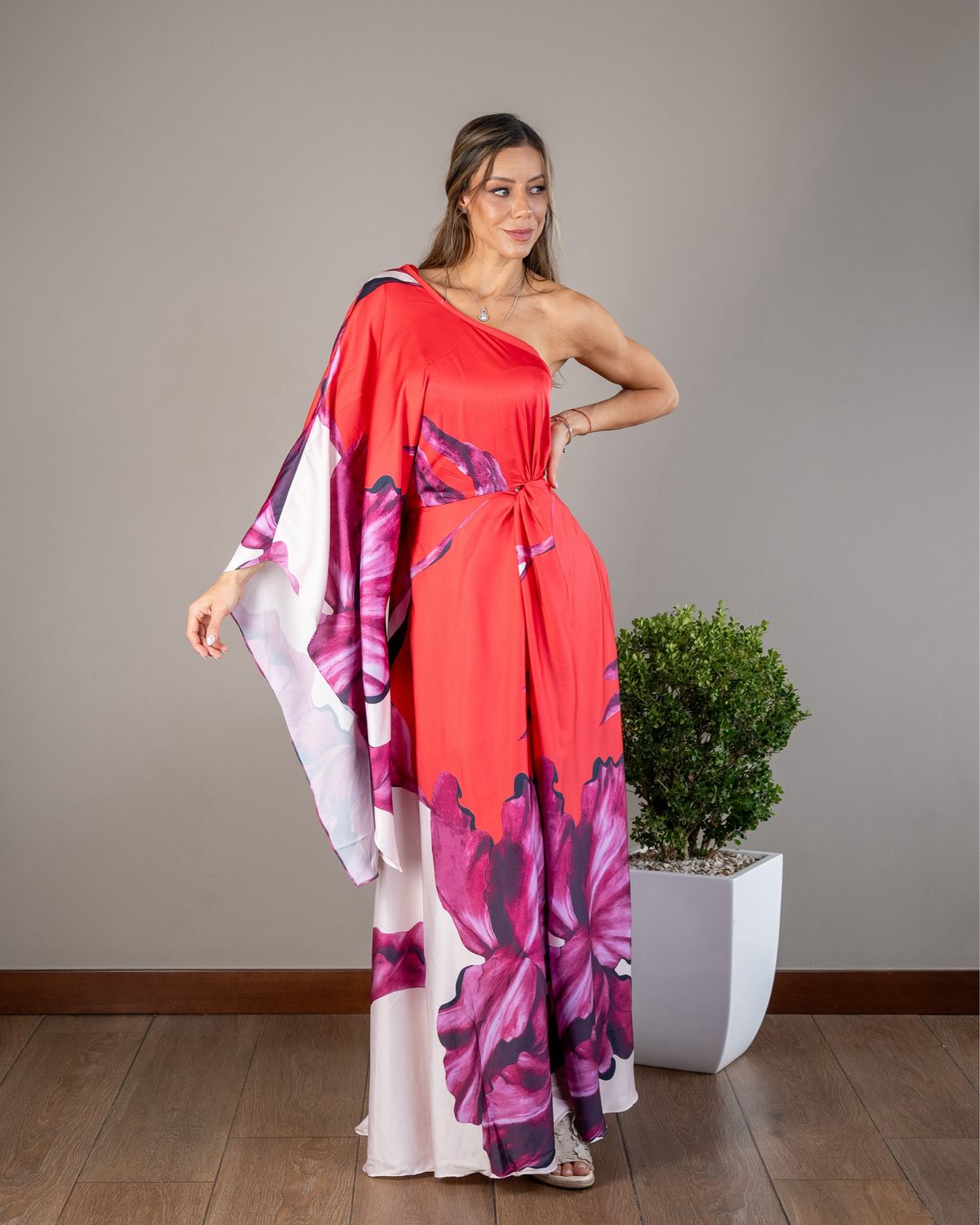 Vestido Elvira Borgoña