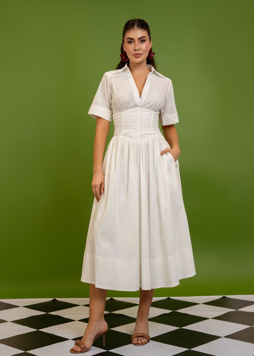 Vestido Cayetana Ivory