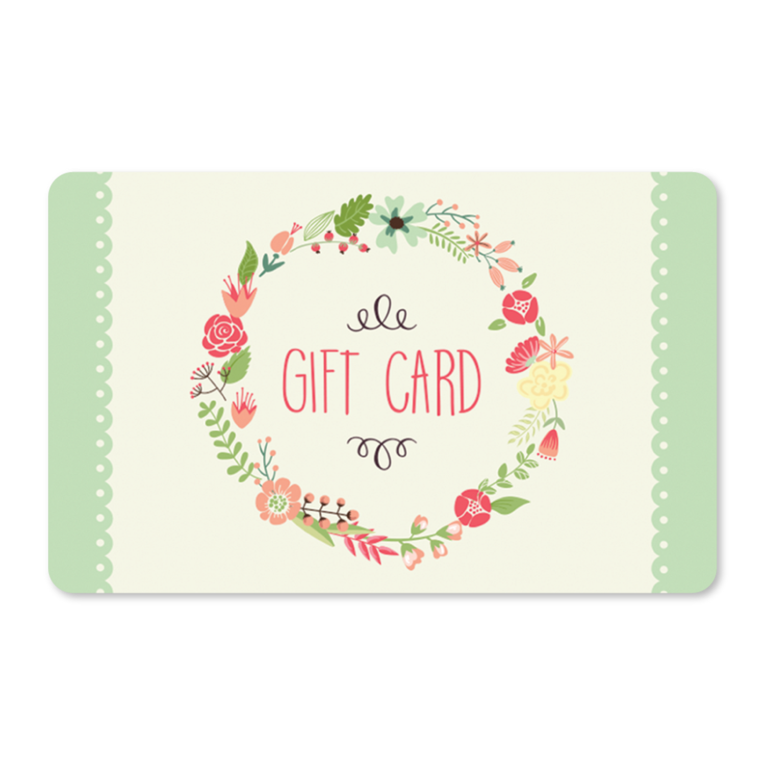 Gift Cards - Floral Wreath