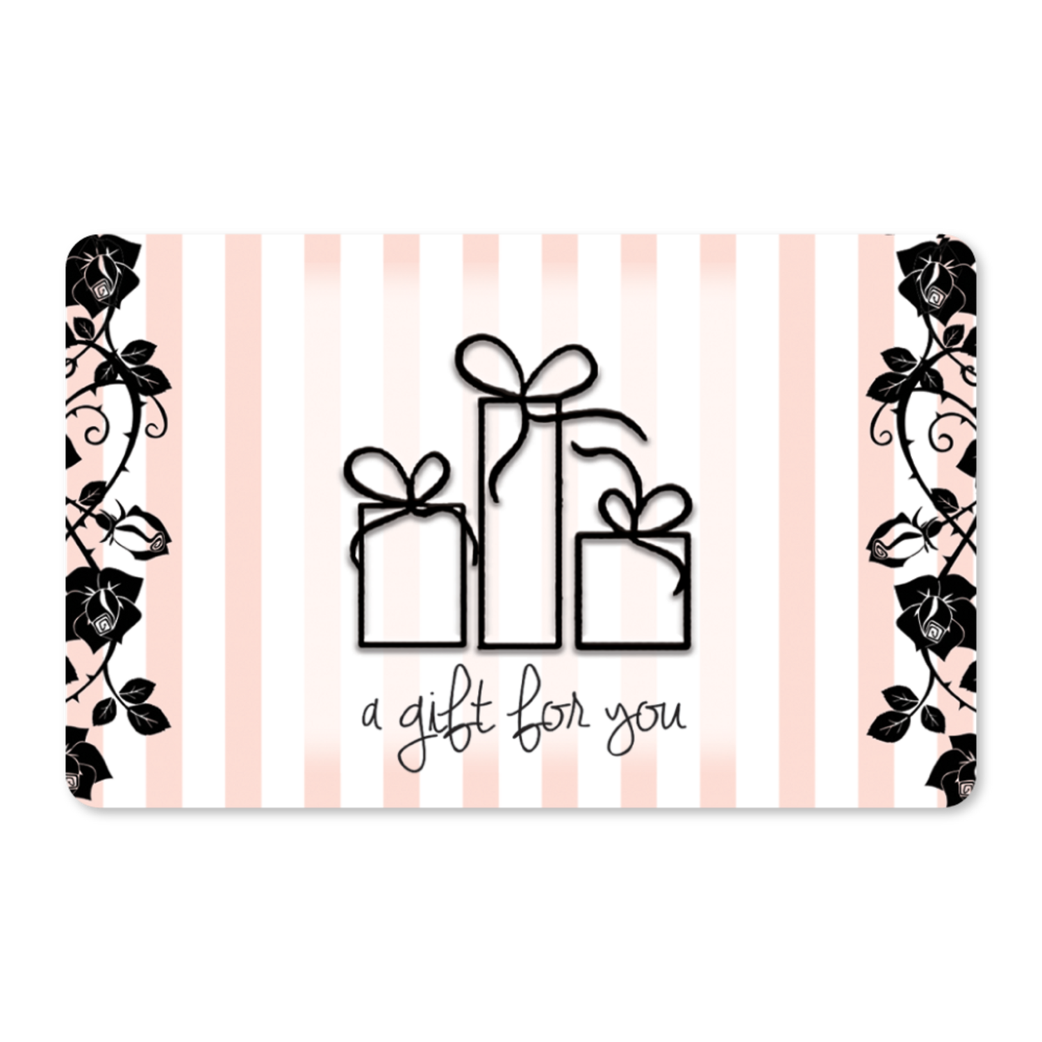 Gift Cards - Pink Stripes