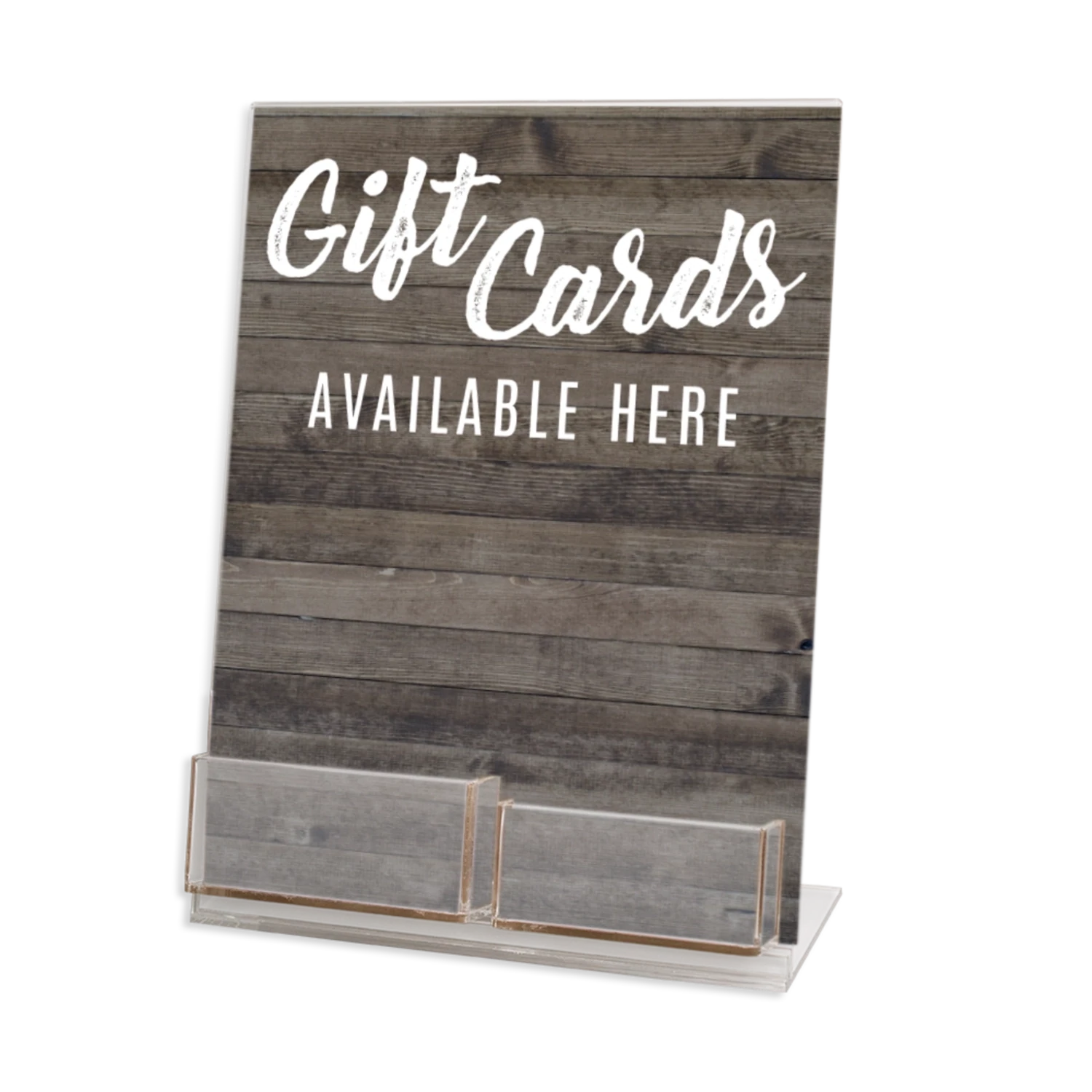 Gift Card &amp; Envelope Acrylic Display Stand