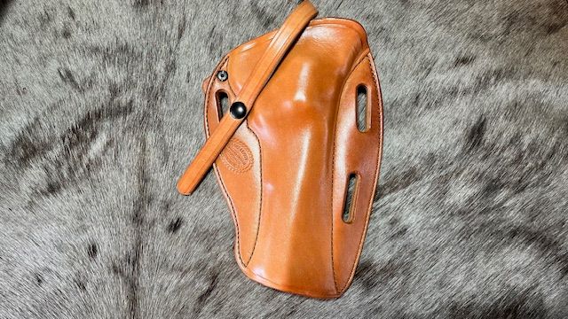 Sourdough Pancake 6" Python Hammer Strap RH Tan