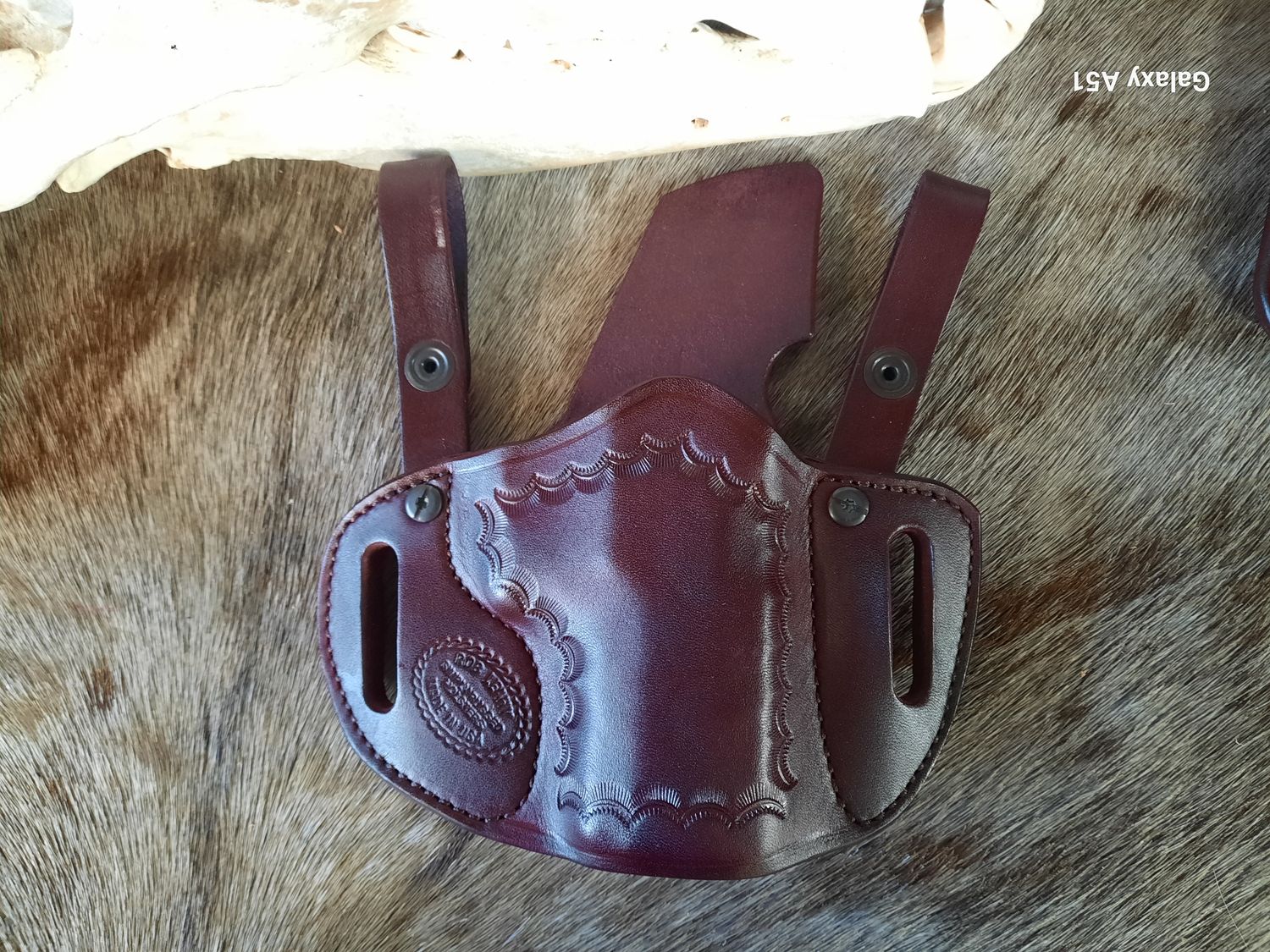 Cuda fits Sig 320 w/Red Dot RH Oxblood, IWB