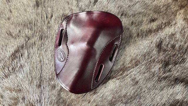 Sourdough Pancake Colt Kodiak/ Anaconda 4" Oxblood RH