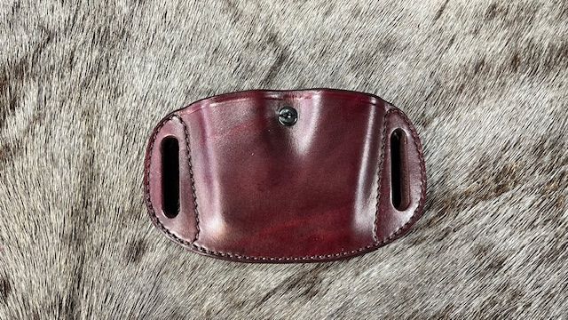 Double CID Mag Pouch Glock 43X / 48  Oxblood