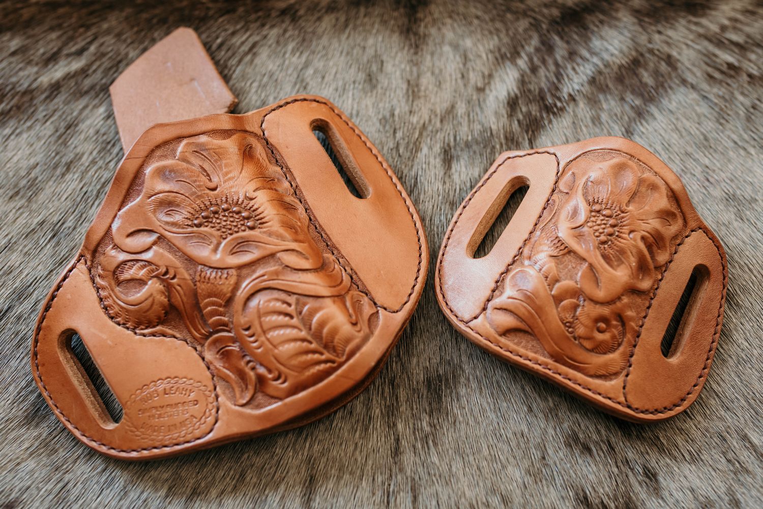 Floral Cuda G19/Ruger RMX Optic Cut With Matching Magazine Pouch