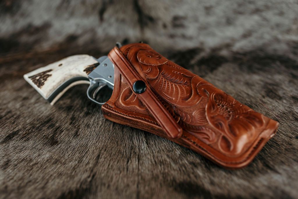 HILL COUNTRY LEATHER製　米軍実物　 M-12 ホルスター 化学素材を多用！【アメリカ軍装備品】M12ホルスター（グリーンモデル