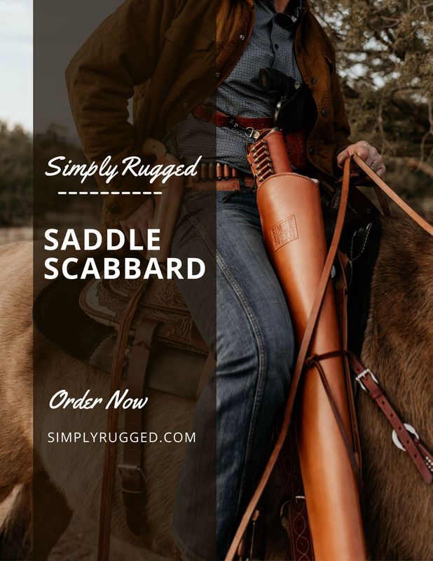 Simply Rugged Saddle Scabbard
