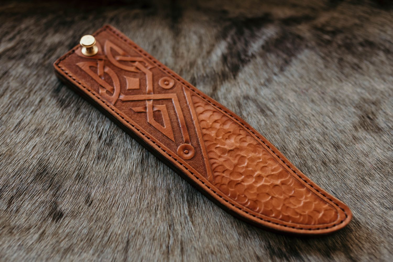 Celtic Tooled Cold Steel Trail Boss​