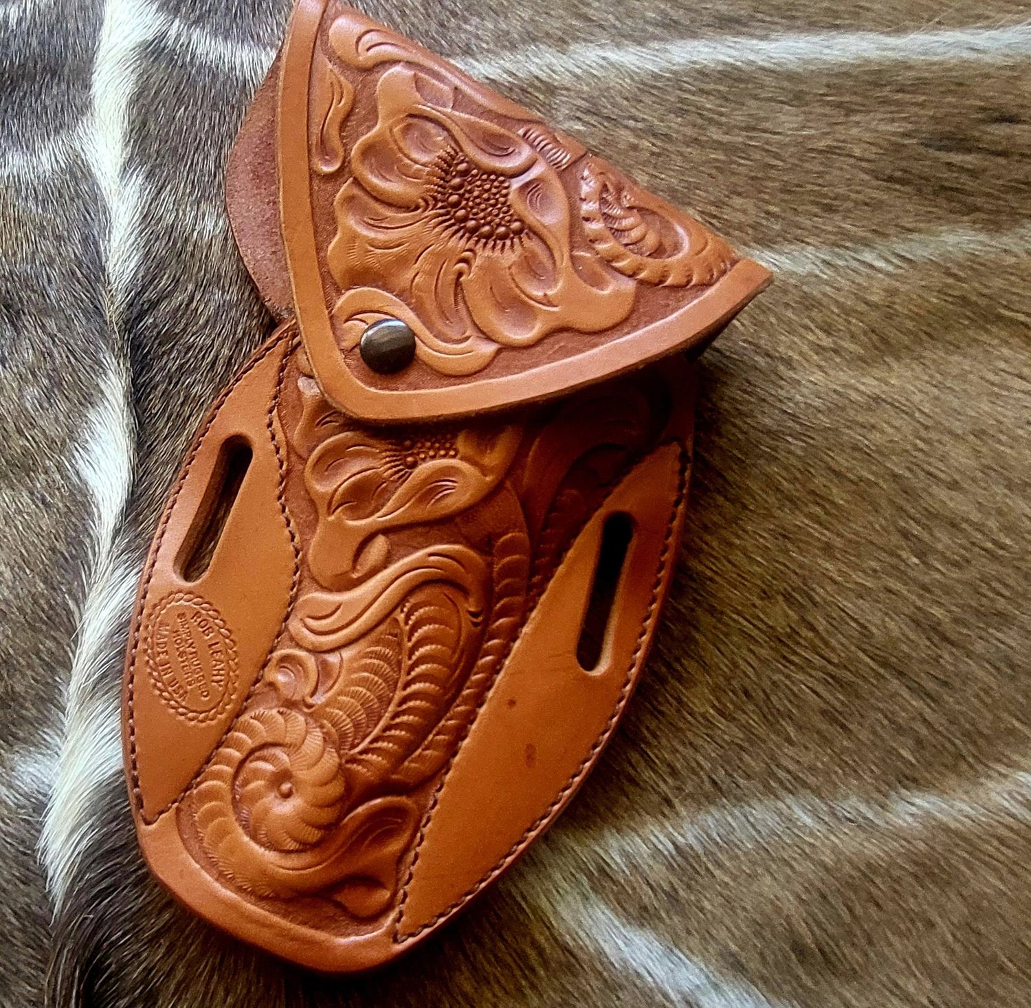 4 " S&W J frame All American Floral tan