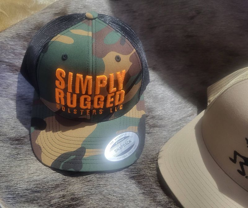 Simply Rugged Holsters Block letters