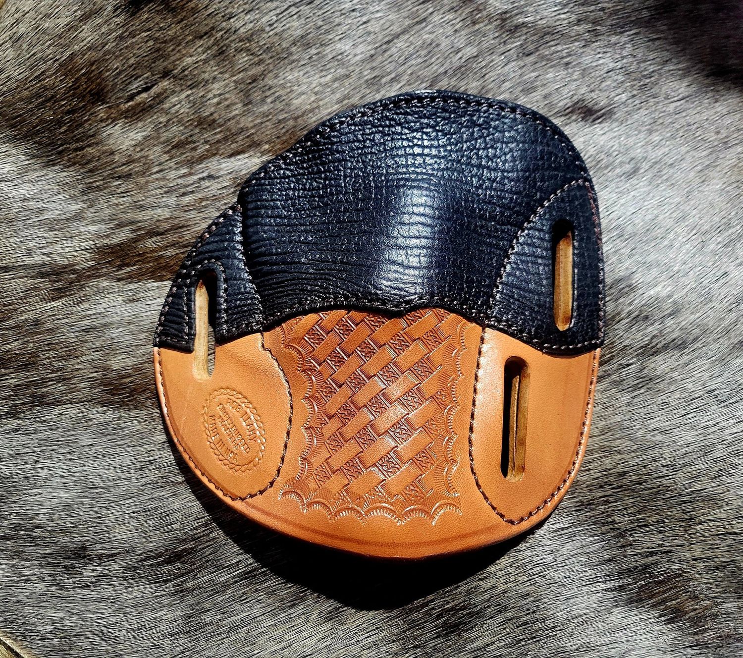 Surf N Turf Shark over tooled Beef 3" S&W N frame