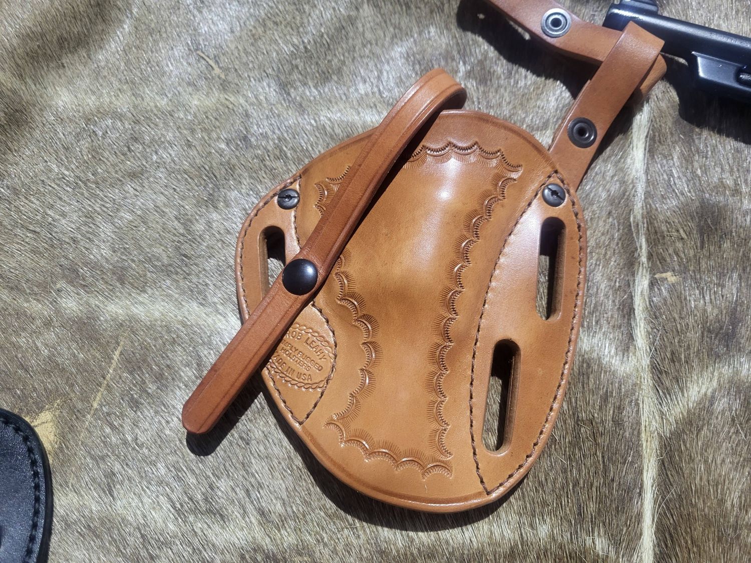 Silver Dollar fits Colt King Cobra 3" - RH, IWB, BS and Hammer Strap, Tan