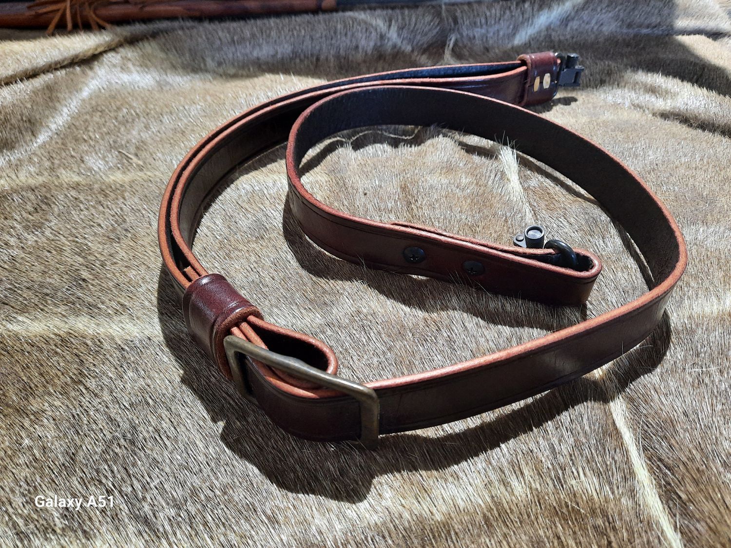 Alaskan Sling - Oxblood w/swivels