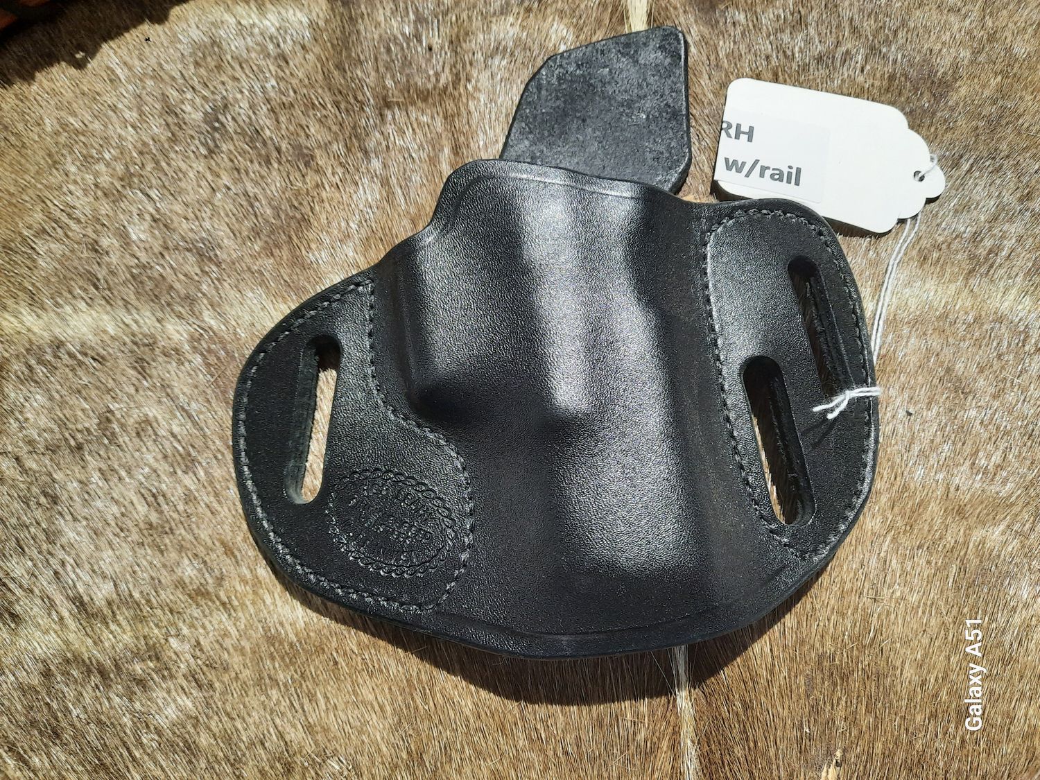 Cuda fits Glock 19 w/rail and Red Dot cut RH Black