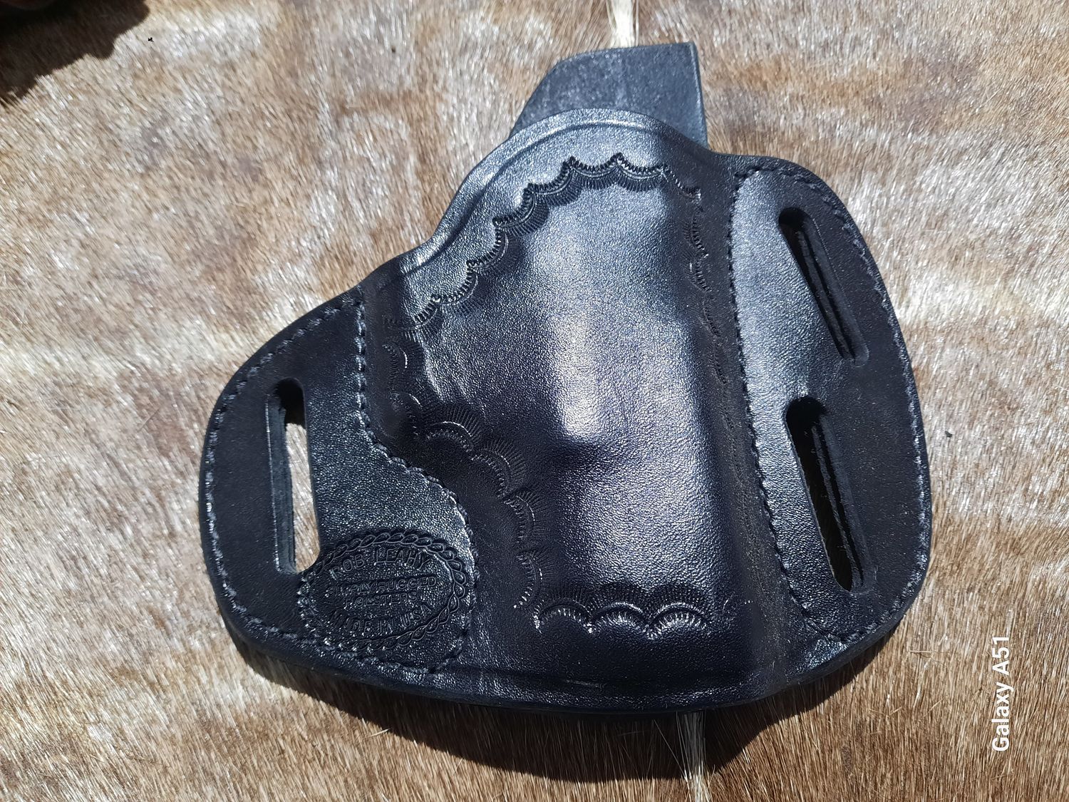 Cuda fits Glock 19 RH, Black, Border Stamping