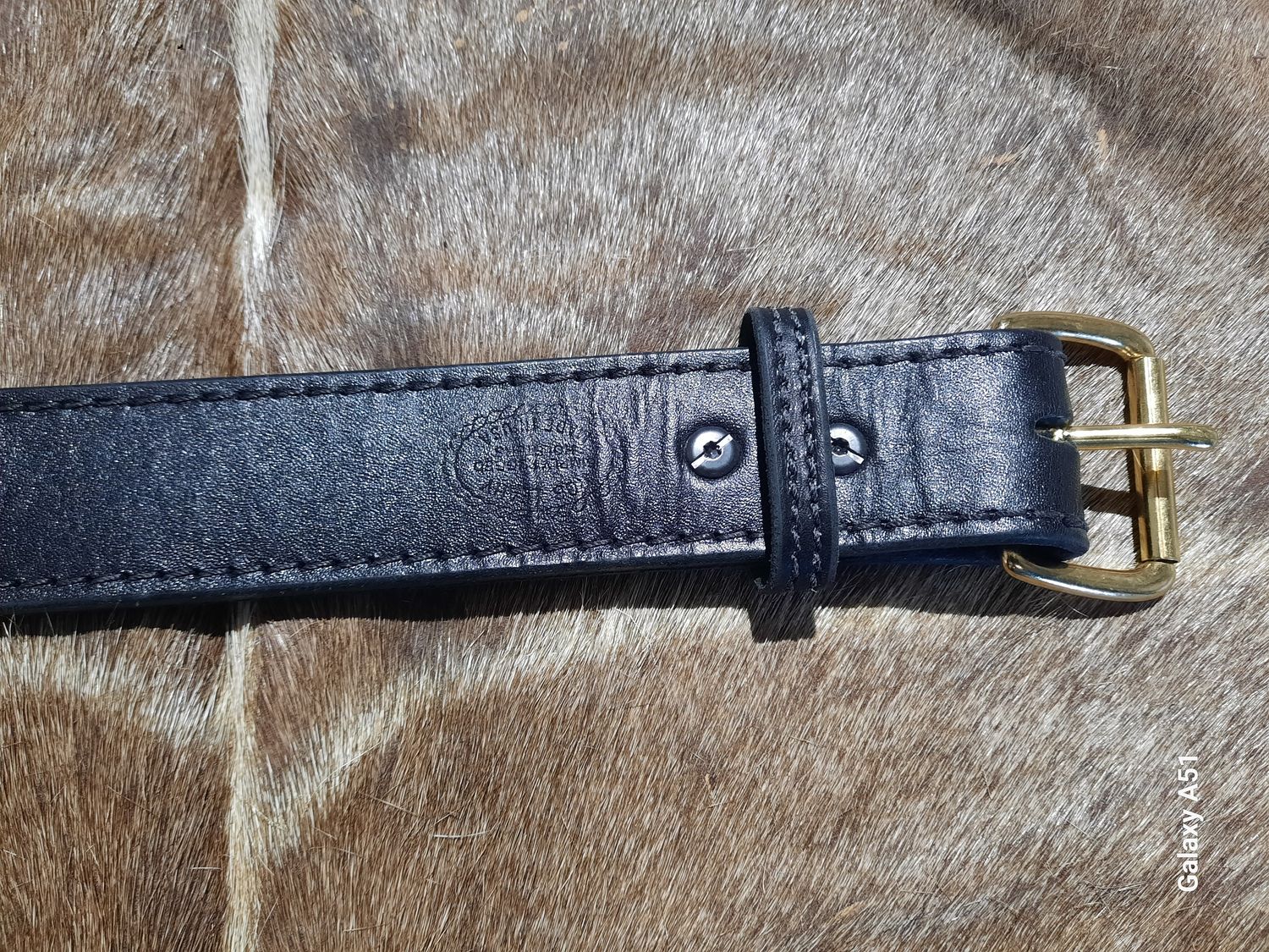 Laminated Belt - 1.5" X 43" Black