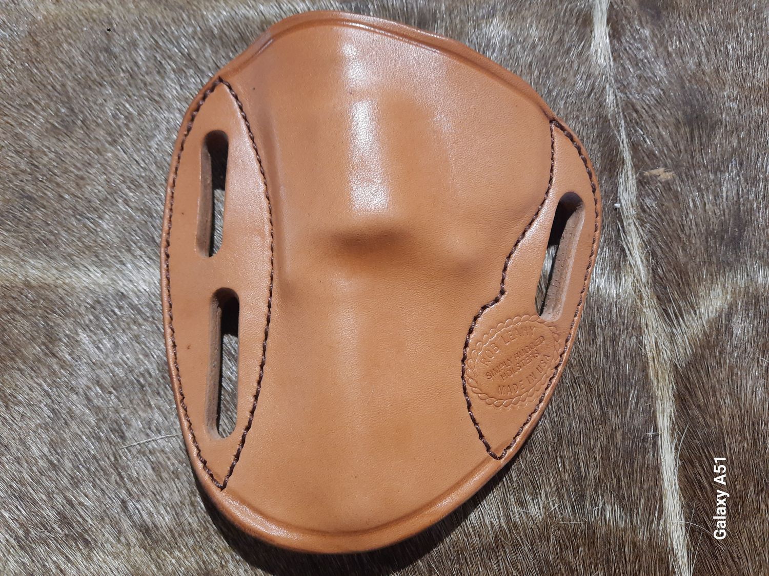 Silver Dollar fits Colt King Cobra 3", RH, Tan