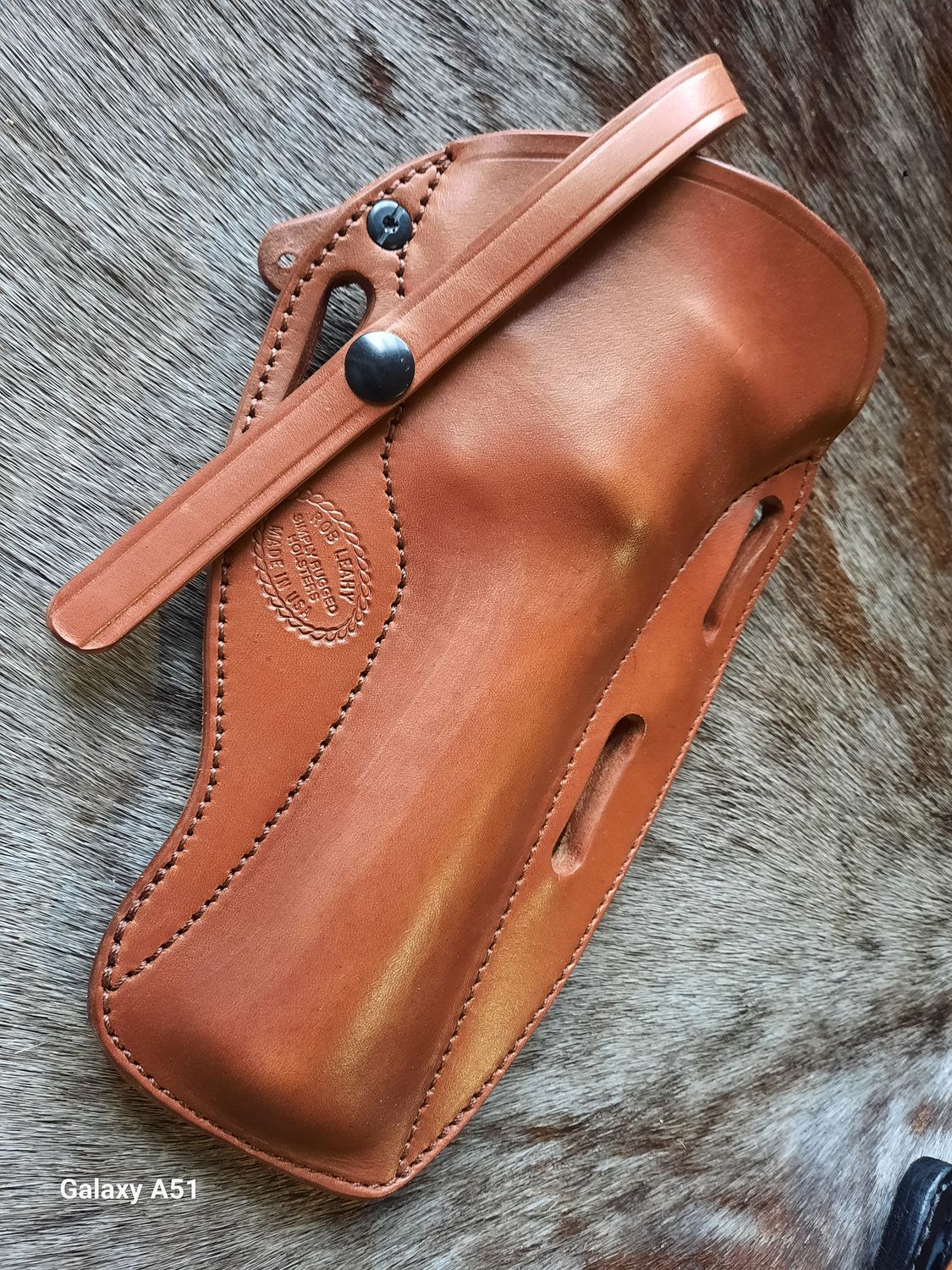 Sourdough fits Colt Anaconda 6", Hammer Strap, RH, Tan