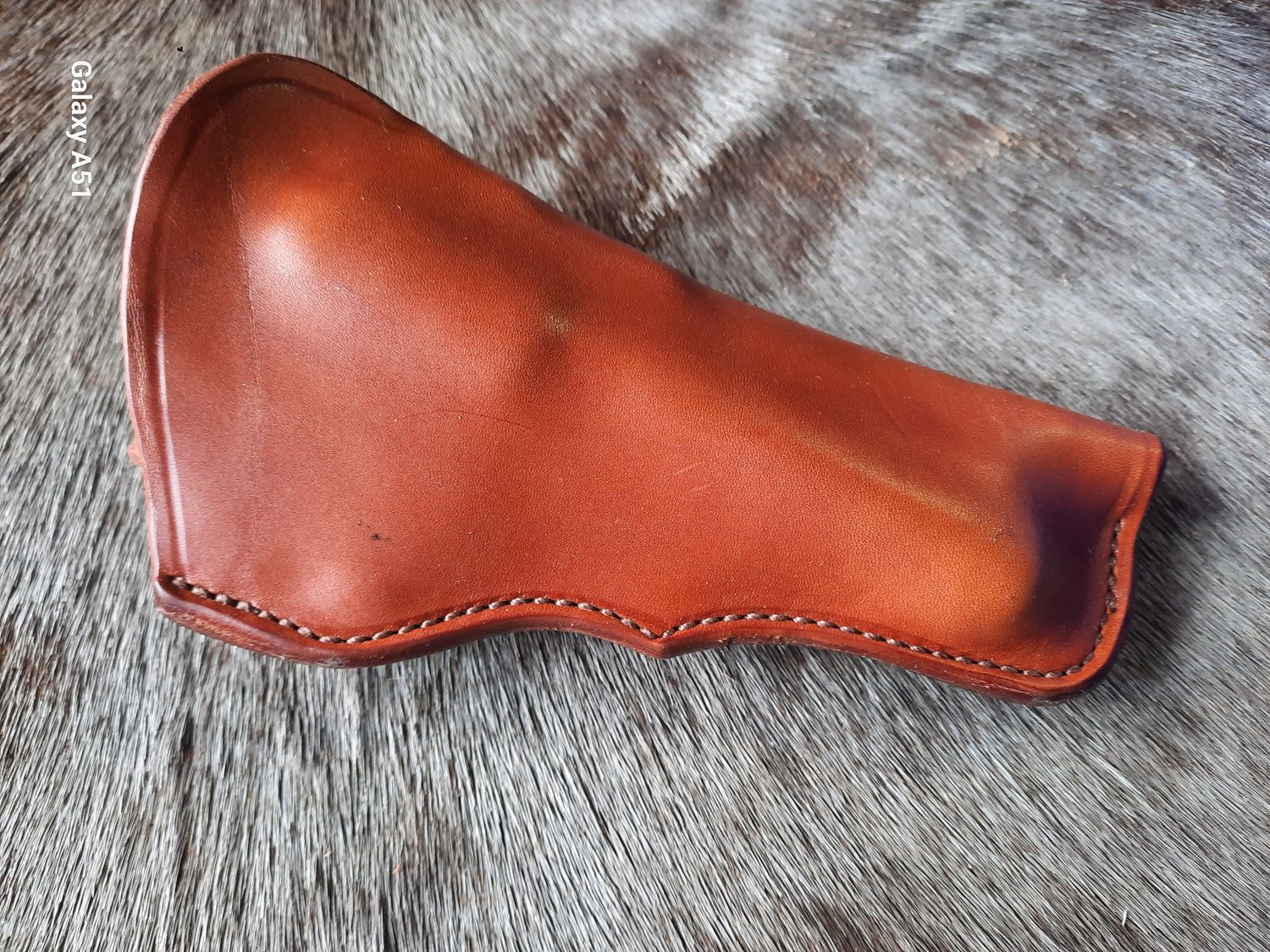 Cattleman fits Ruger Single Six 3.75", RH Tan, 1.75" Tunnel Loop