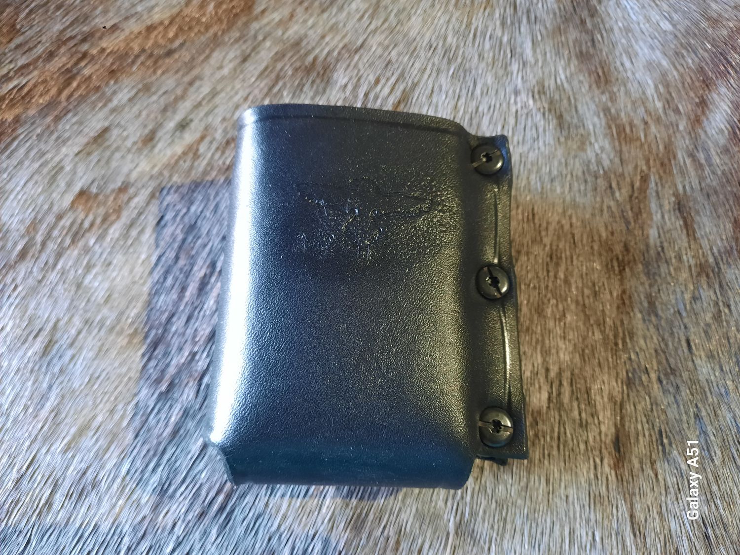 223 Mag Pouch Black with Raven