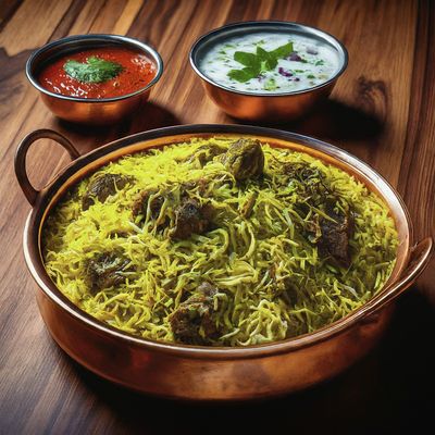 Gongura Goat Biryani