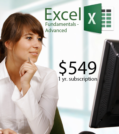 Excel Bundle (Fundamentals-Advanced)