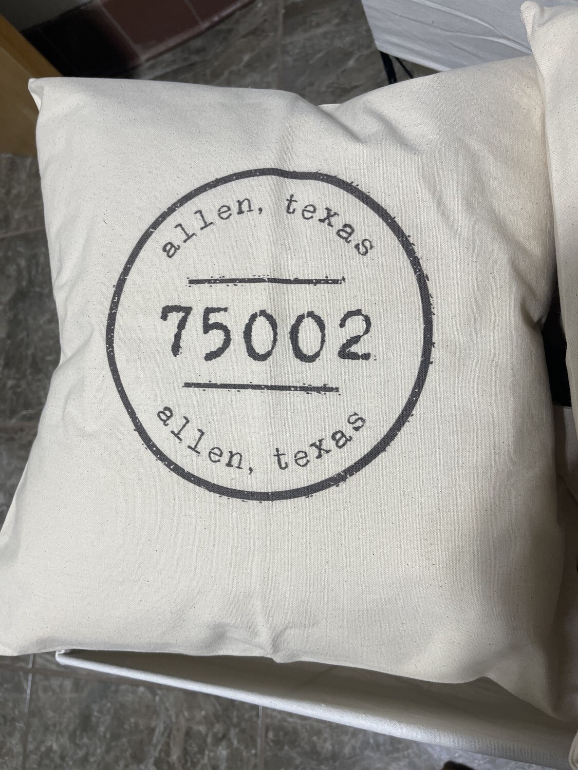 Allen Zip Code Pillows 