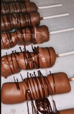 Chocolate Covered Marshmallow Pop