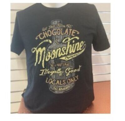 Chocolate Moonshine Cotton Short Sleeve Shirt - Medium