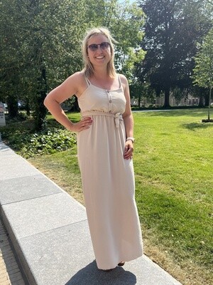 Summer dress beige