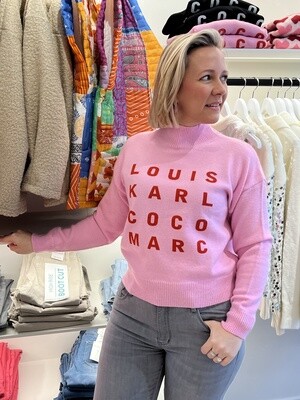 Trui Louis Karl Coco Marc pink