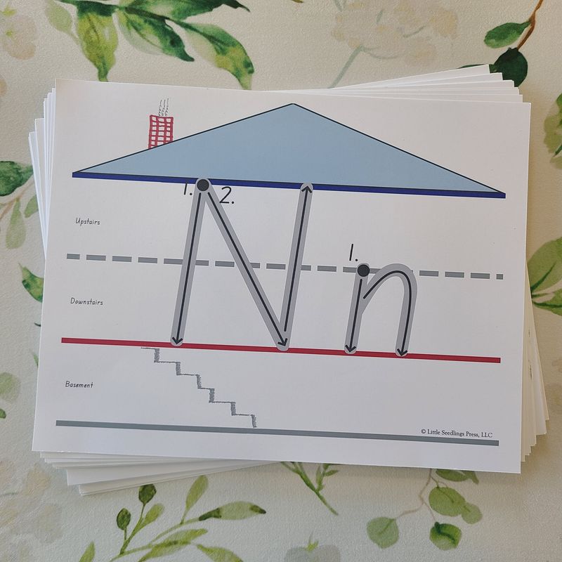 Jumbo Handwriting Cards- digital download