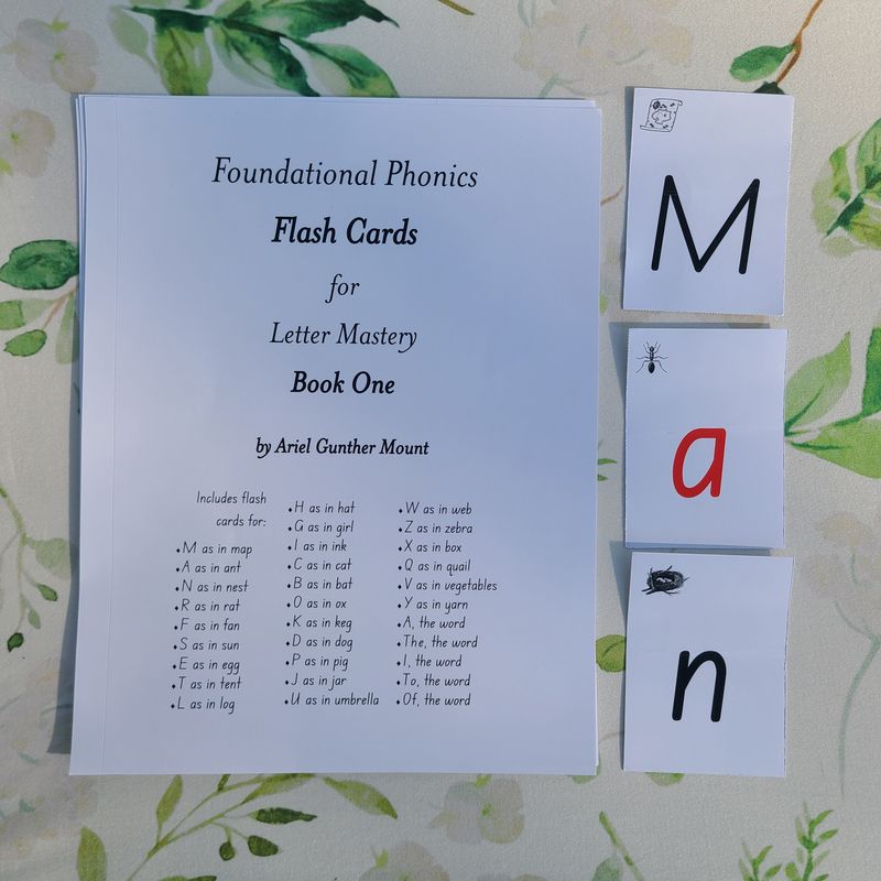 Book One Printed Flash Cards