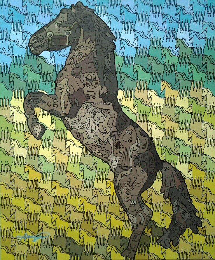 Escher Horse