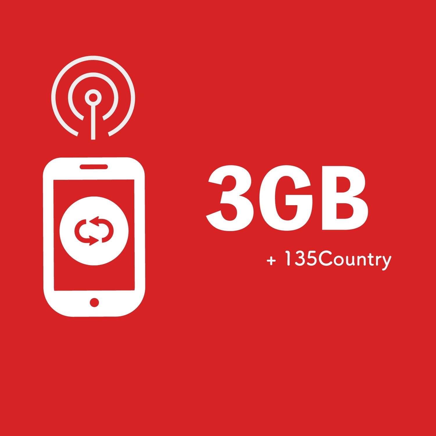 ギガリチャージ海外3GB