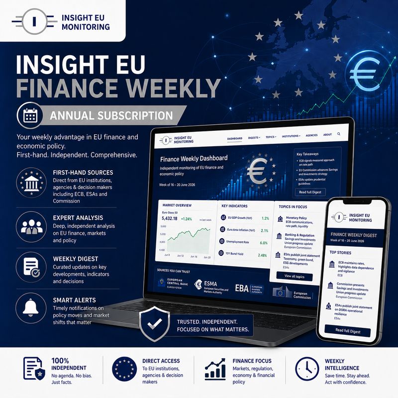 Insight EU Finance Weekly - Annual Subscription