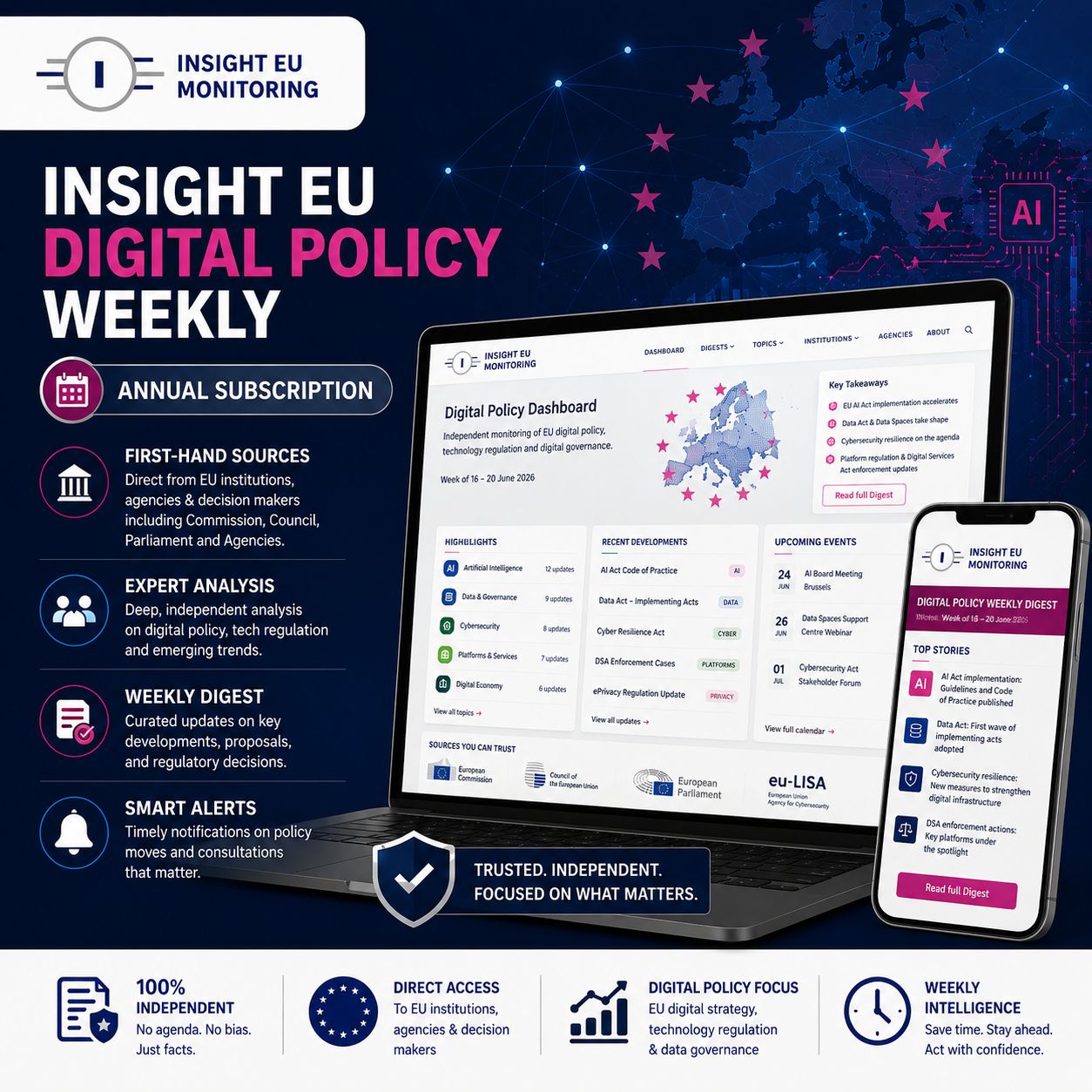 Insight EU Digital Policy Weekly - Annual Subscription