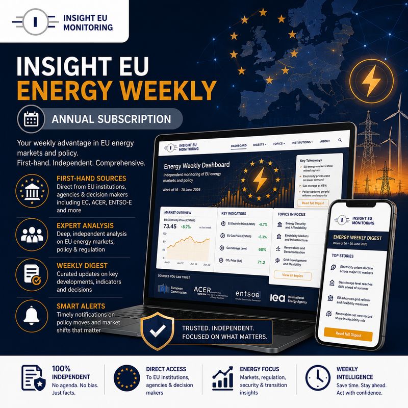 Insight EU Energy Weekly - Annual Subscription