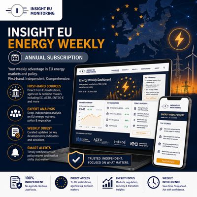 Insight EU Energy Weekly - Annual Subscription Insight EU Energy Weekly - Annual Subscription