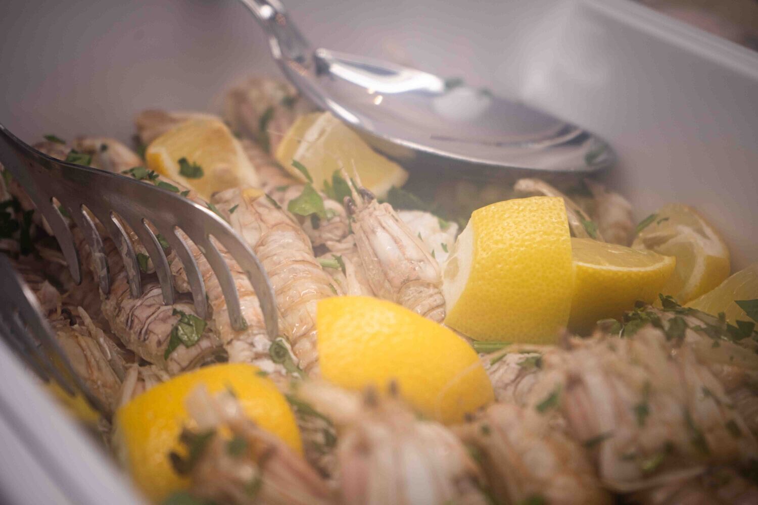 Canocchie olio limone