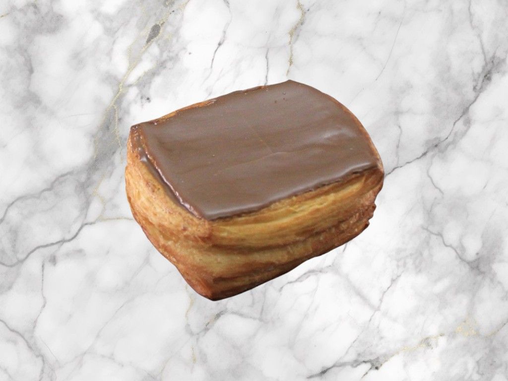 Crèmekoek met chocolade