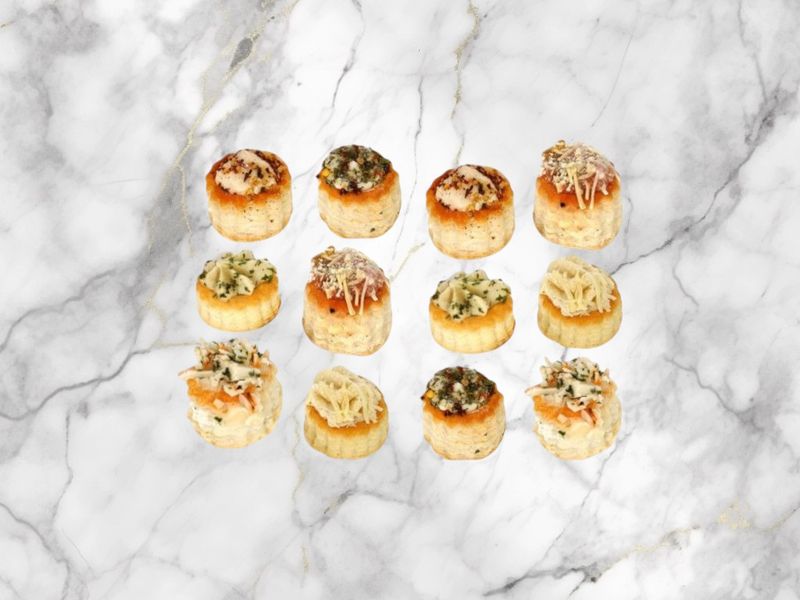 Mix van hartige ovenhapjes ( 24 stuks )