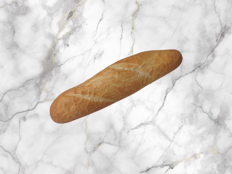 Half stokbrood wit