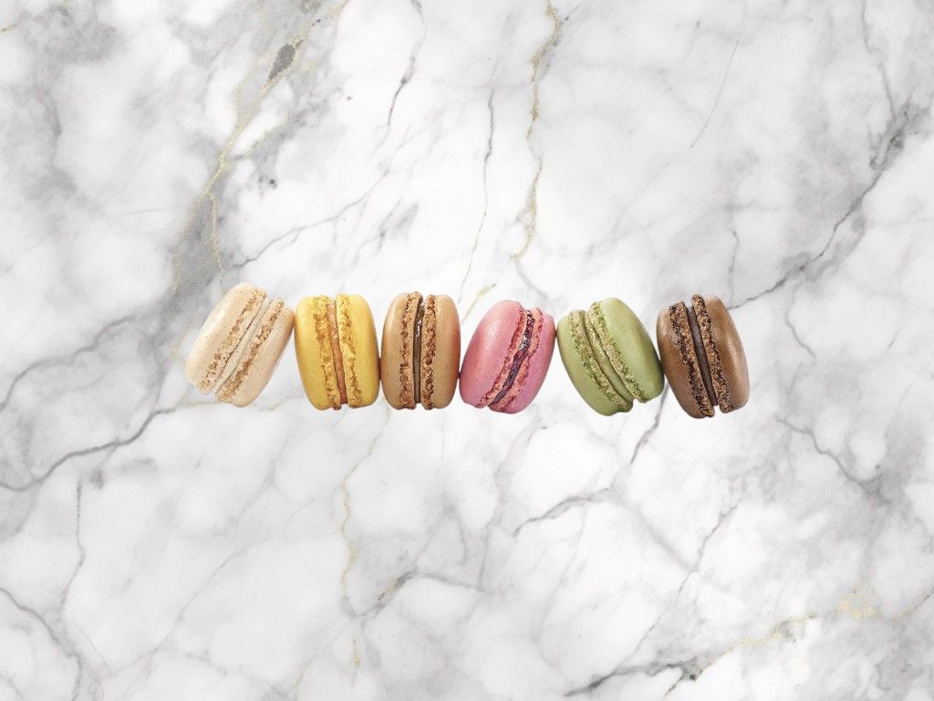 Assortiment van 12 macarons