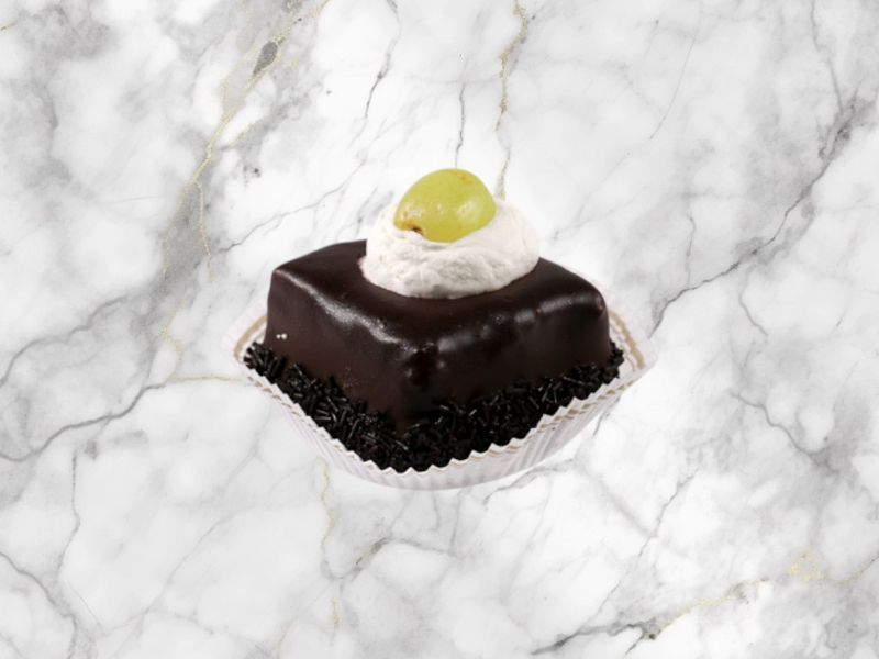 Biscuitblokje ganache