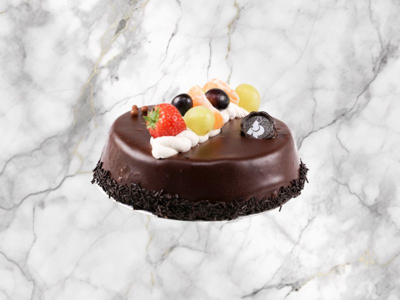 Biscuit ganache ( 4 of 6 personen )