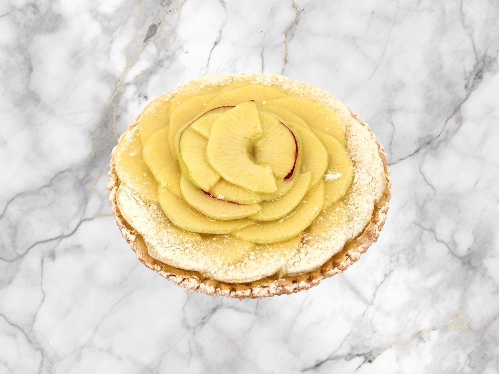 Appeltaart bladerdeeg ( 4 personen )