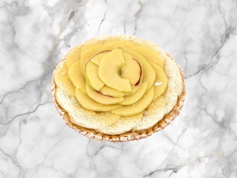 Appeltaart bladerdeeg ( 4 personen )